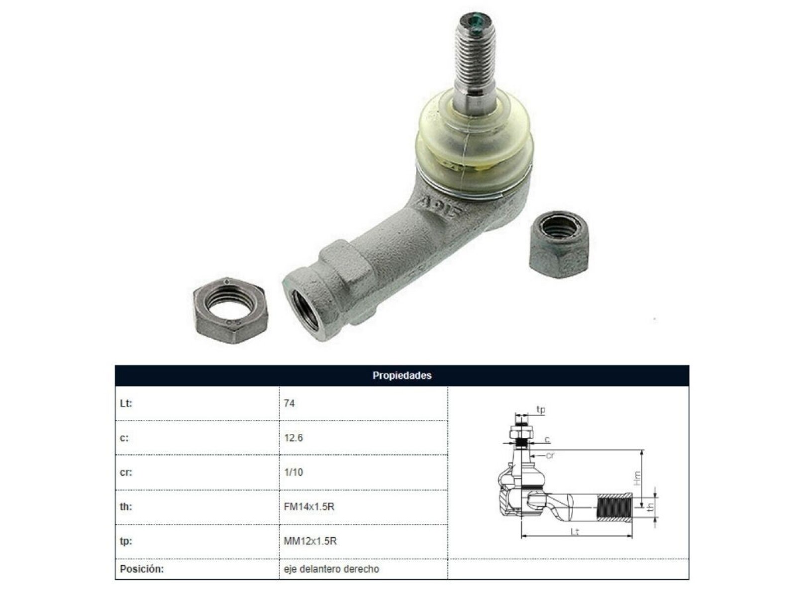 Puntero Chery Cowin/Fulwin Seat Cordoba/Toledo Diesel/Inca Diesel Volks Caddy Ii/Polo 93-25 Der 