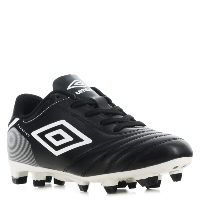 Championes de Niños Umbro Calzado Classico HG Jr Negro - Blanco