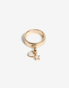 Anillos Chicos Day To Night Anillo Con Charms Day To Night - Dorado