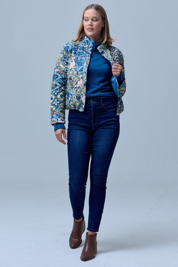 Chaqueta Capitoneada MULTI/VERDE