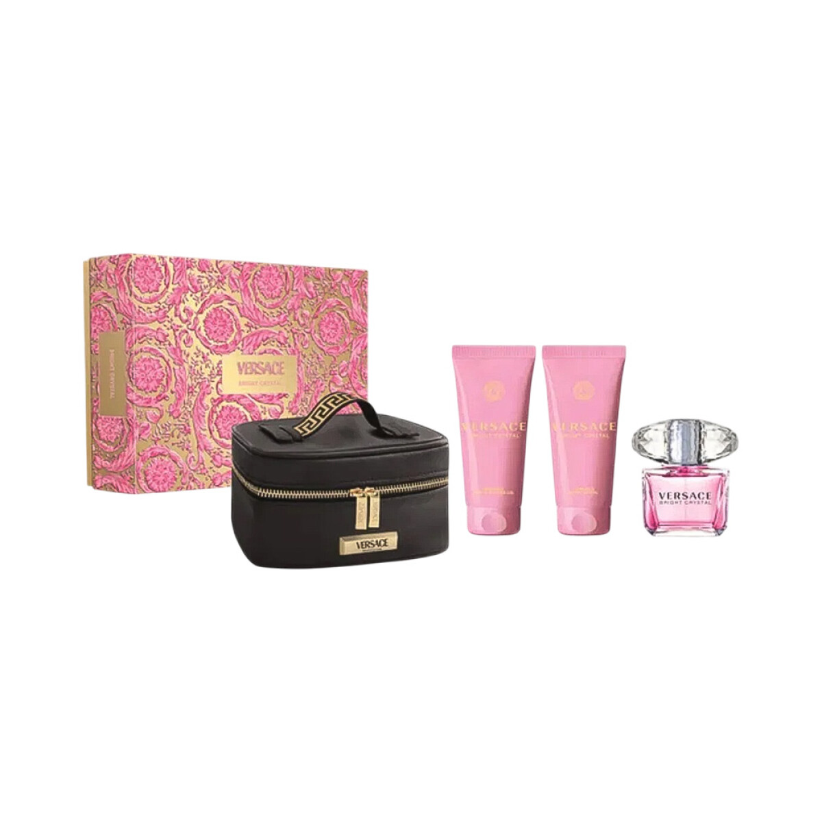 Set de Perfume Versace Bright Crystal 90ML+BL+SG+NEC 93232 