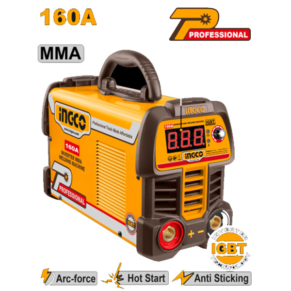 SOLDADORA INVERTER MMA 160 AMP DISPLAY SOLDADORA INVERTER MMA 160 AMP DISPLAY