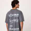 T-SHIRT M/C COSTA DULCE DIXIE Gris Piedra