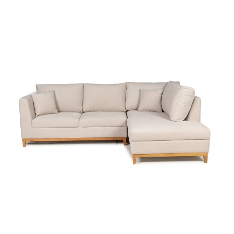 Rinconera Belfast - Tela Microfibra - Chaise derecho 2203 (Beige)