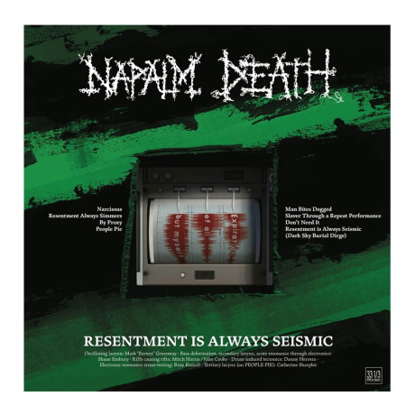 Napalm Death Resentment Is Always Seismic - A Final T - Vinilo Napalm Death Resentment Is Always Seismic - A Final T - Vinilo