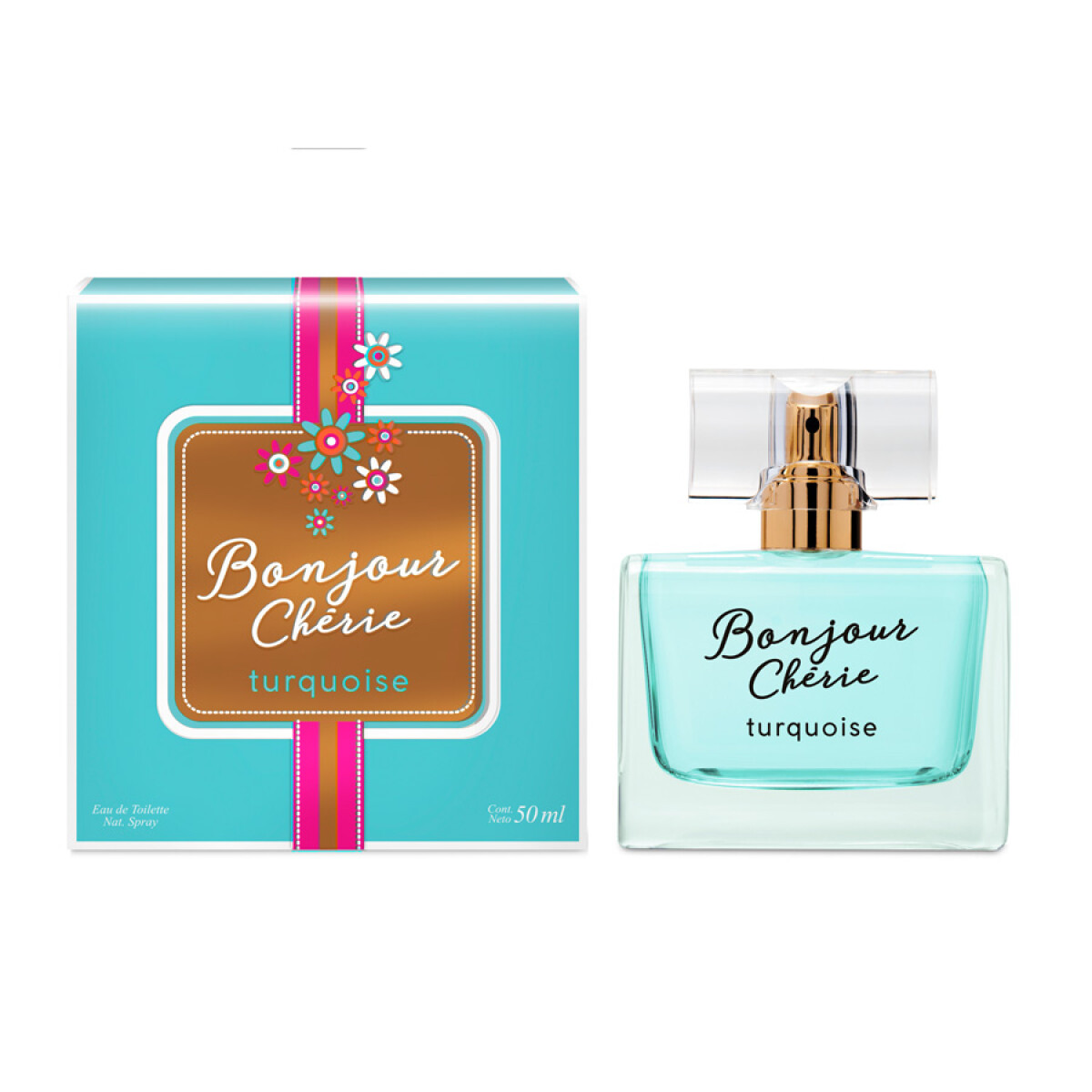 Perfume Bonjour Cherie Turquoise Edt 50 ML 