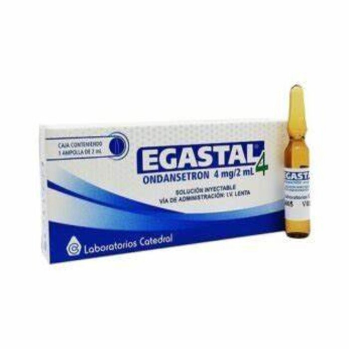 EGASTAL ONDANSETRON 4 MG. CJ X 1 AMP. única
