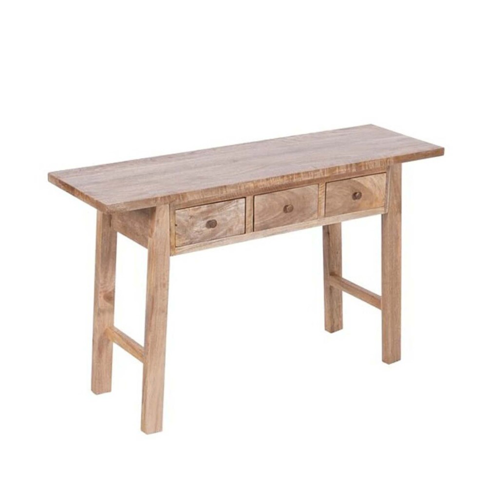 CONSOLA MADERA NATURAL-BEIGE MANGO NATURAL