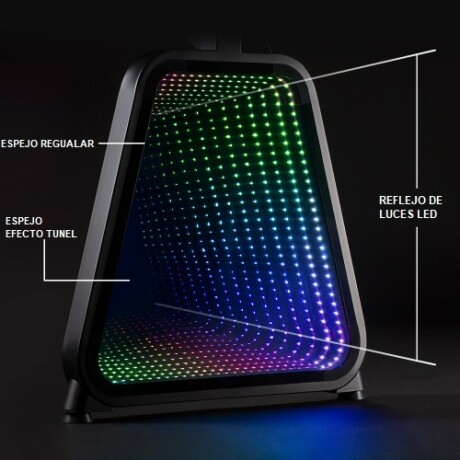 Escritorio Gamer Rgb Brateck con Espejos 001
