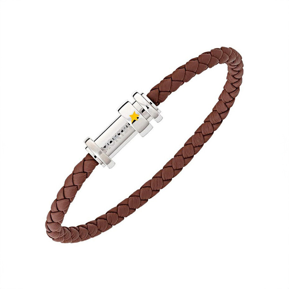 Montblanc 12378963 Le Petit Prince - Pulsera De Piel De Color Marrón Montblanc 12378963 Le Petit Prince - Pulsera De Piel De Color Marrón