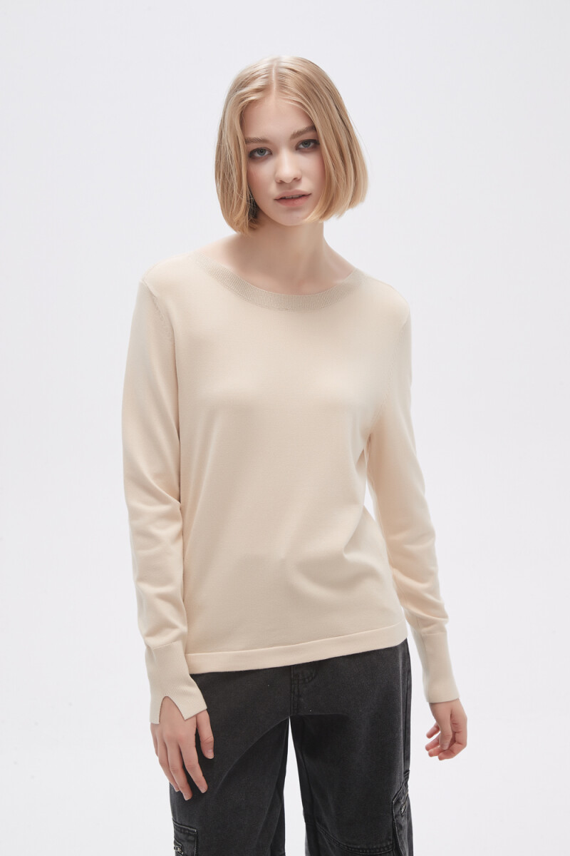 Sweater Mace - Beige Claro 