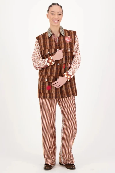VEST DE ABRIGO Marron