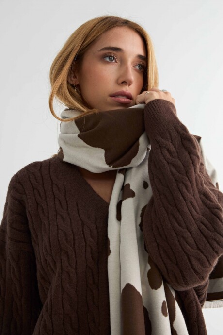BUFANDA ALMA Marrón