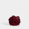 Broche Suede Broche Flor Suede - Rojo Burdeaux