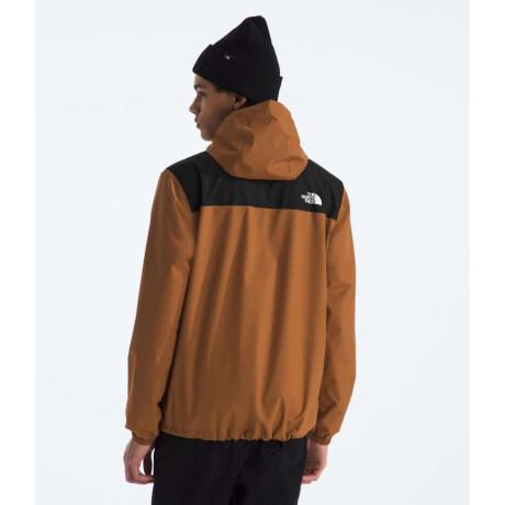 Campera Impermeable Antora hombre Burnt Umber/tnf Black