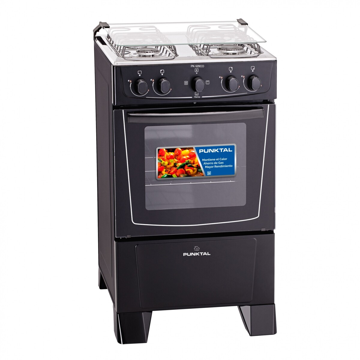Cocina Combinada Punktal PK-509 - NEGRO 