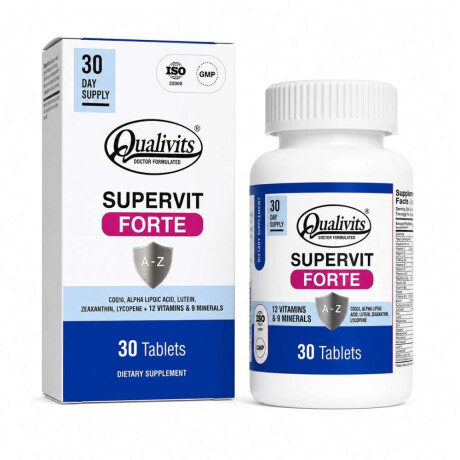 Supervit Forte Multivitamínico Completo Qualivits 30 Tabletas