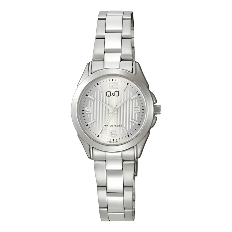 Reloj análogo Q&Q malla en acero Modelo C05A017PY Reloj análogo Q&Q malla en acero Modelo C05A017PY