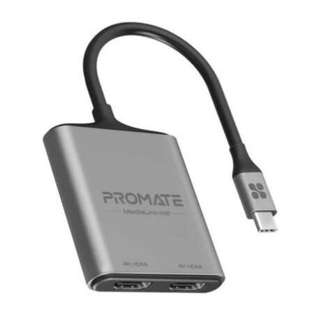 PROMATE Medialink-H2 Adaptador Usb-C A 2 HDMI 4K PROMATE Medialink-H2 Adaptador Usb-C A 2 HDMI 4K