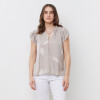 Blusa Manga Volado BEIGE