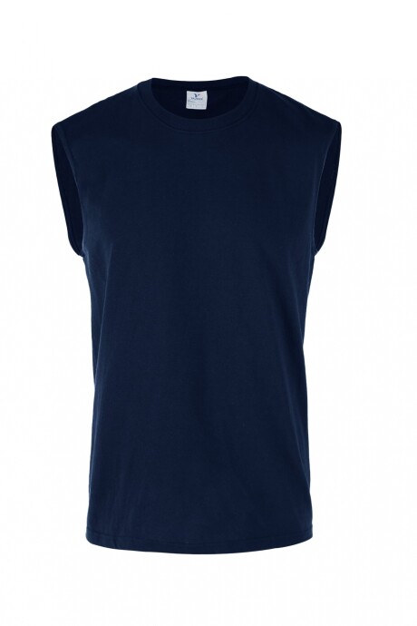 Camiseta a la base sin mangas Azul marino
