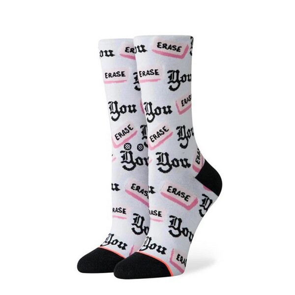 Medias Stance Erase You Blanco