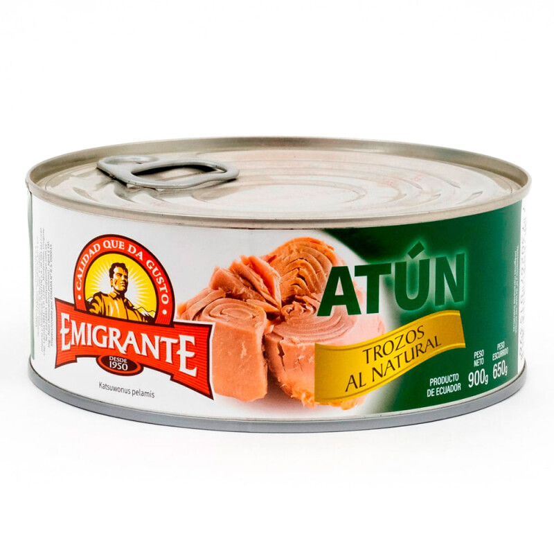 ATUN EMIGR.LATA TROZOS NAT.900 Atun Emigr.lata Trozos Nat.900