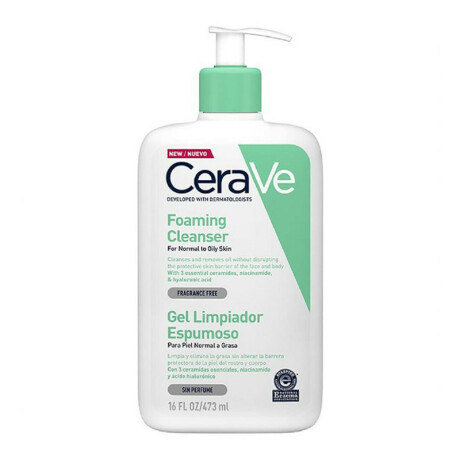 CeraVe Gel Limpiador Espumoso de Rostro y Cuerpo 473 ml CeraVe Gel Limpiador Espumoso de Rostro y Cuerpo 473 ml