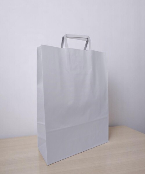 Bolsa lisa acuario 30x12x41 cm BLANCO