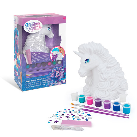 Alcancía Para Colorear Unicornio Grande Alcancía Para Colorear Unicornio Grande