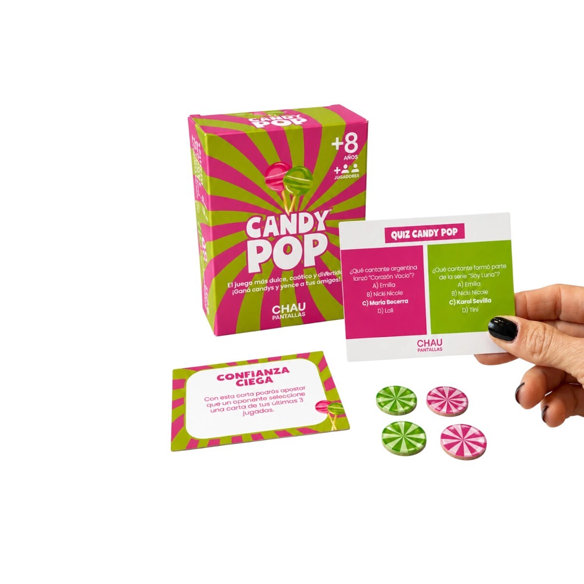 Juego de Mesa Candy Pop Chau Pantallas 