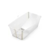 Set Baño Stokke Flexibath Plegable con reposera Transparente y Biege