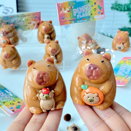Squishy amansaloco carpincho Marron