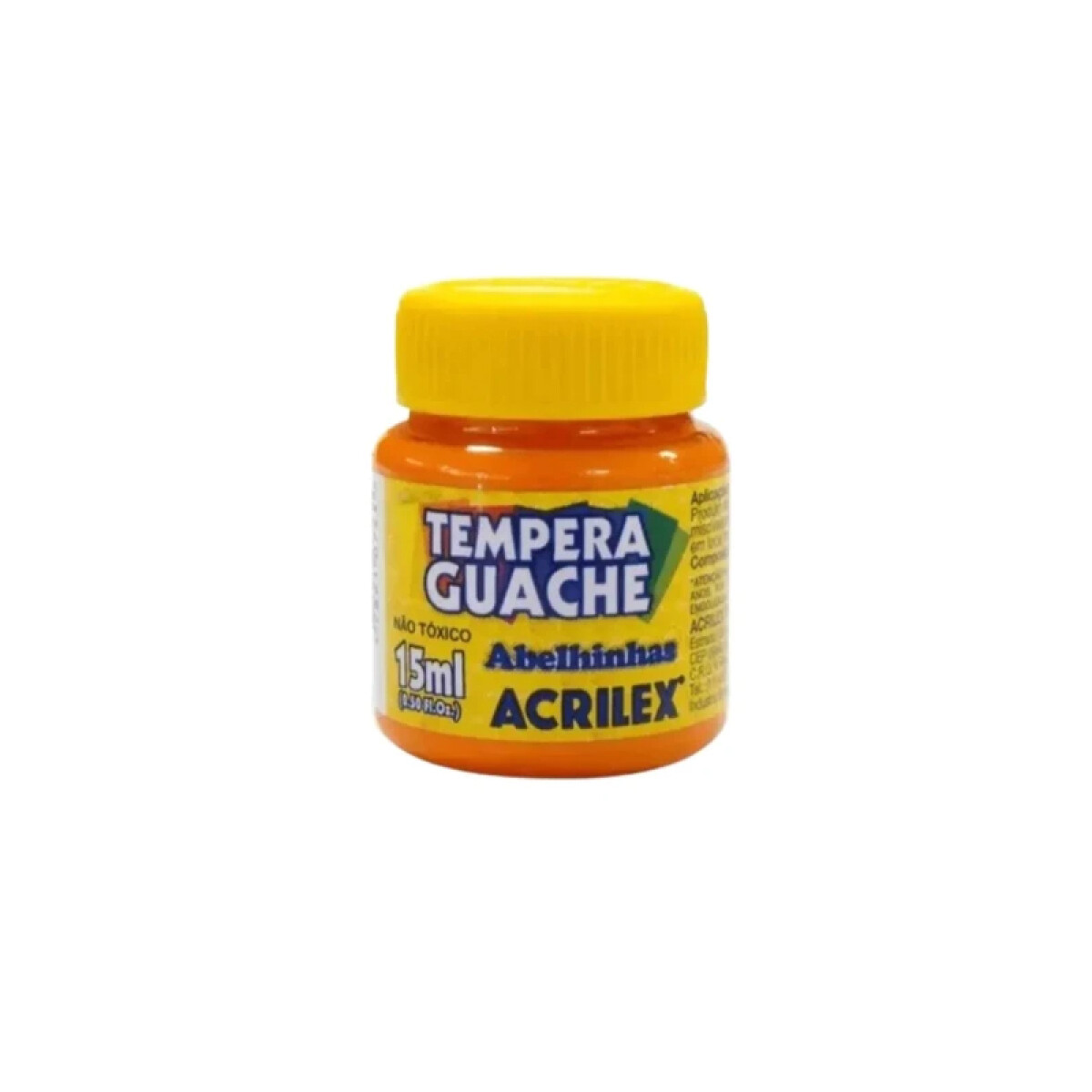 Témpera Acrilex 15 ml - Naranja 