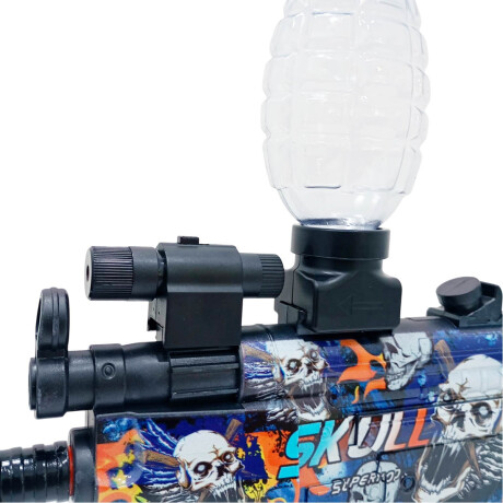 Pistola Hidrogel C/laser Semi Automática 5000 Balines Skull