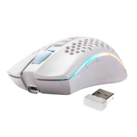 Mouse Inalámbrico Gamer Redragon M808-KS Storm Pro Blanco Mouse Inalámbrico Gamer Redragon M808-KS Storm Pro Blanco