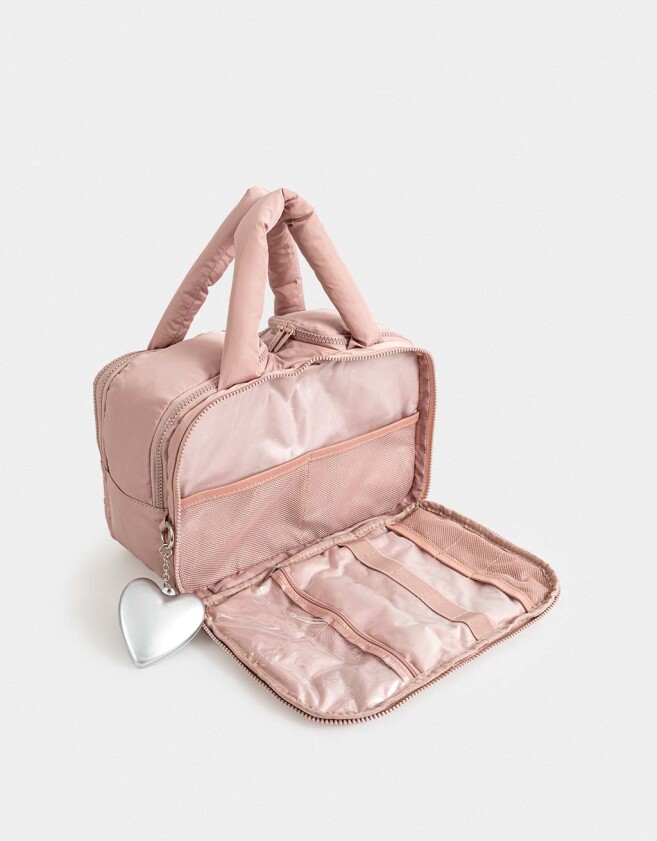 Porta Cosméticos Necessaires - Gris Claro