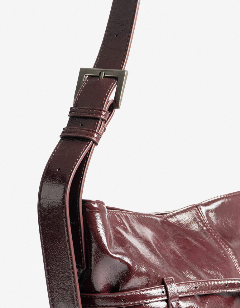 Saca Cartera Formato Saca Burgundy - Rojo Vino