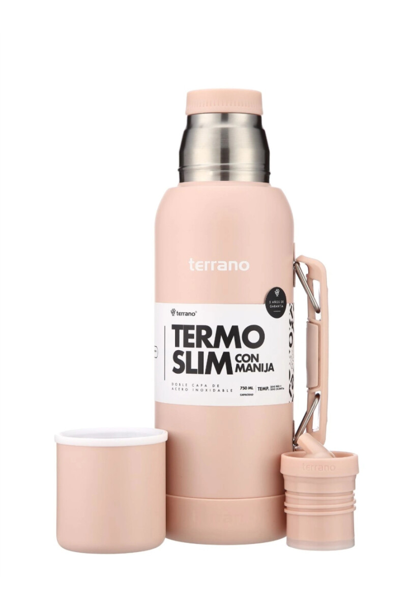 TERRANO TERMO NEW SLIM C/MANIJA+BOTA Rosa
