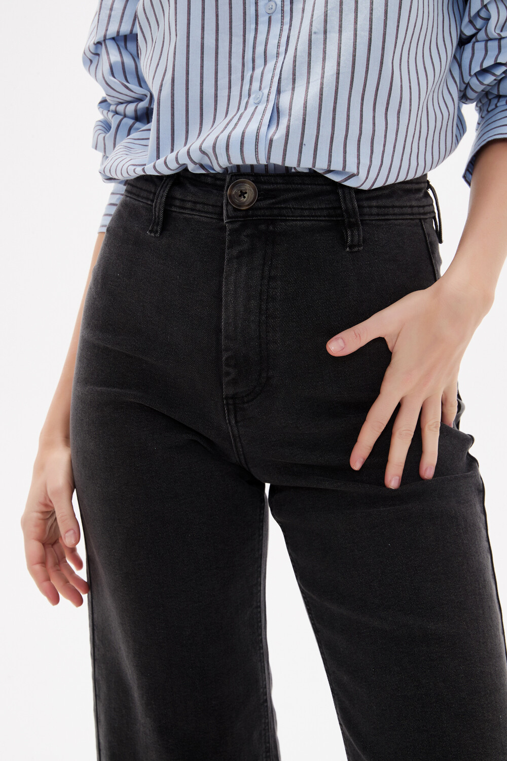 Pantalon Madelin Gris Medio