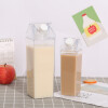 Botella acrílica estilo caja de leche grande 1L Botella acrílica estilo caja de leche grande 1L