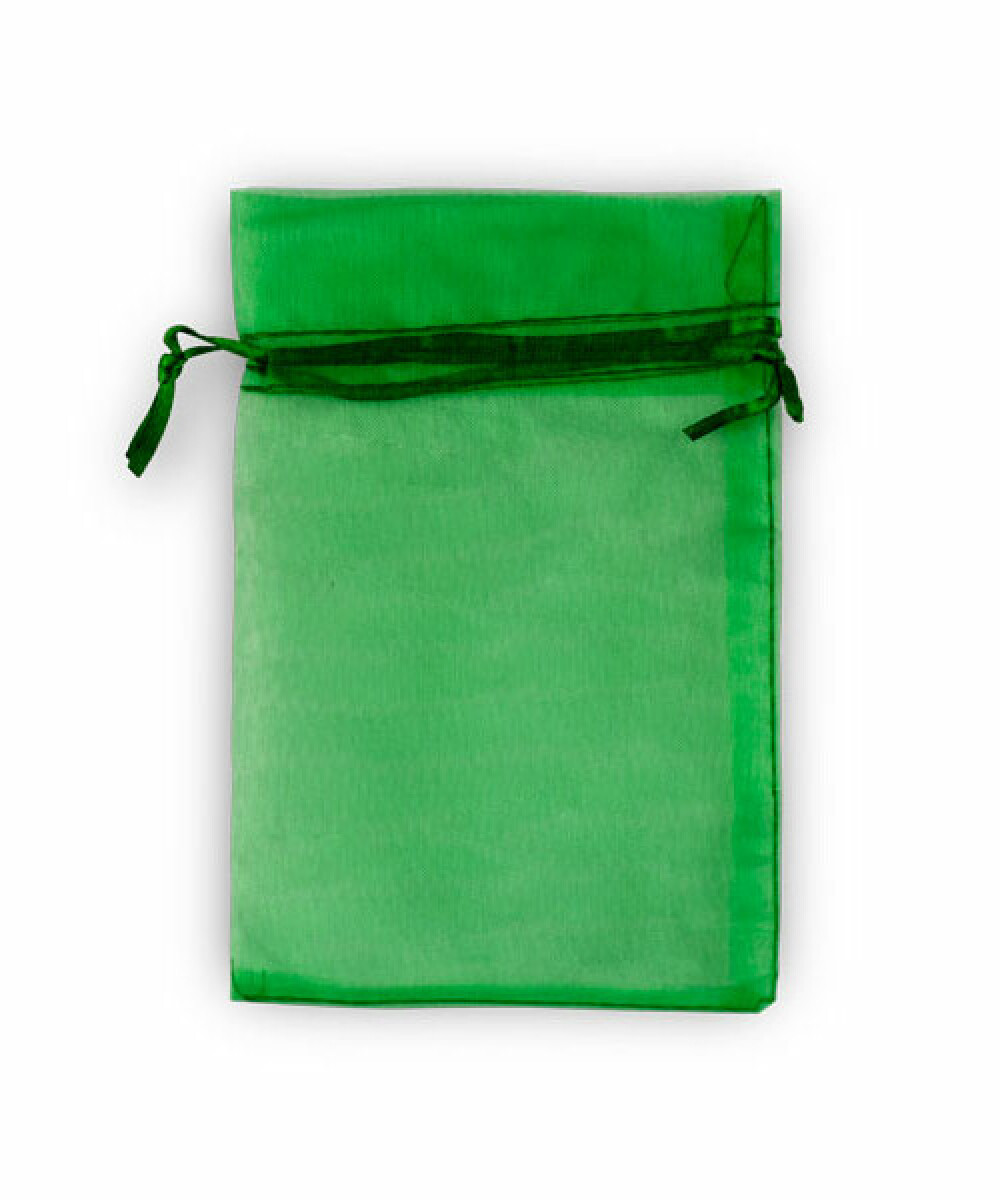 BOLSA ORGANZA 12x17 cm - VERDE 