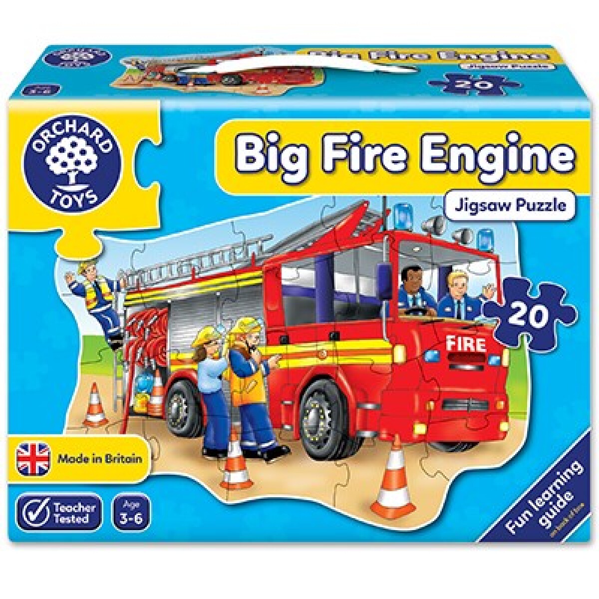 Puzzle de 20 piezas Camión de bomberos 