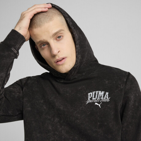 CLASS Washed Hoodie FL 68560001 Negro