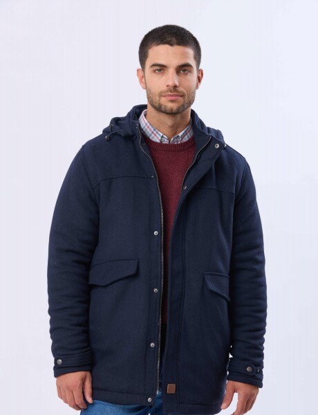 SACO DE PAÑO CON CAPUCHA Azul