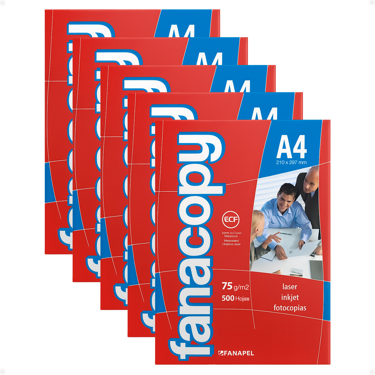 Hojas Fanacopy X5 Resma 
