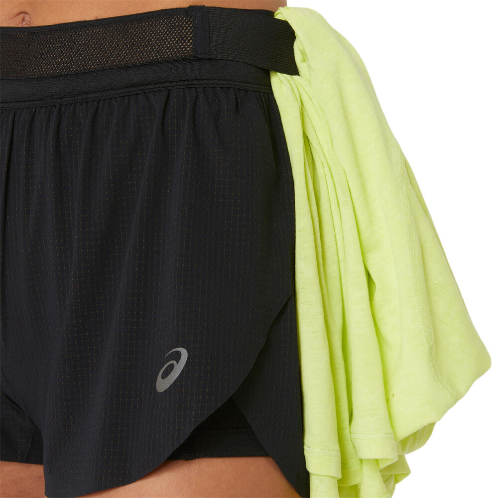 Short Running Metarun Split Short Mujer Performance Black