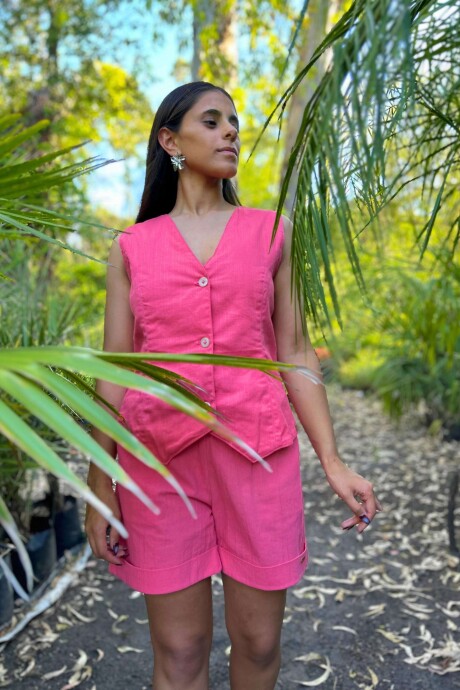 Chaleco Camará Fucsia