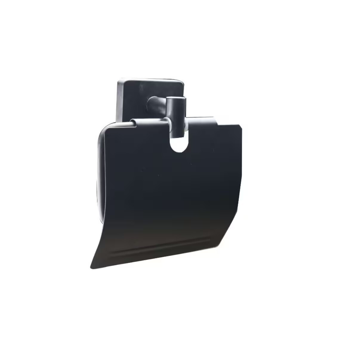 Porta Rollo Con Tapa Negro Mate Noar 