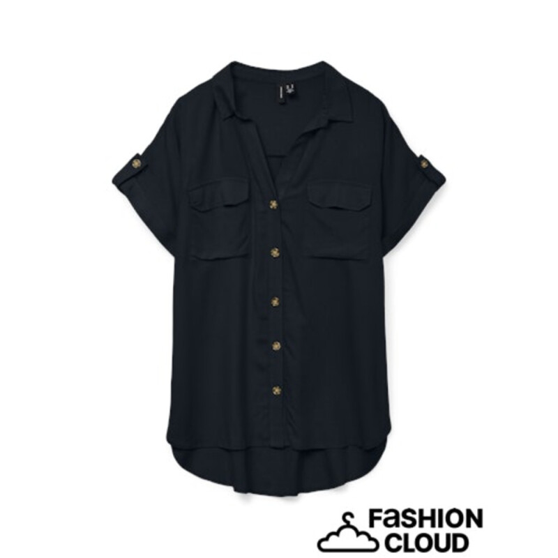 VMBUMPY SS SHIRT WVN NOOS BLACK